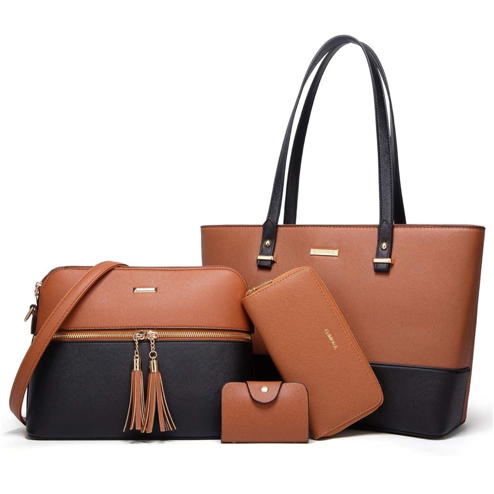 Women Shoulder/Tote bag Set 4pcs